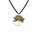 Colgante Árbol de la Vida de Ojo de Tigre