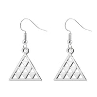Pendientes Pintadera Canaria Triangular - cotigo