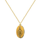 Collar Medalla Milagrosa en Acero Inoxidable