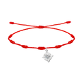 Pulsera 7 Nudos con Nudo de Bruja y Circonita