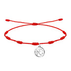 Pulsera 7 nudos con Ojo de Horus color Plateado - cotigo