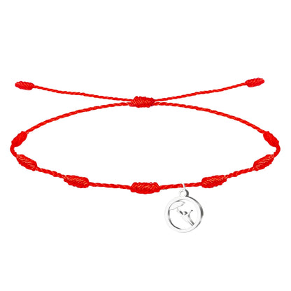 Pulsera 7 Nudo -El paraguas de Zeledón -Plateado