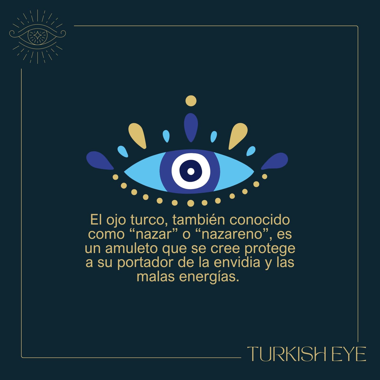 Pulsera Ojo Turco Acero Inoxidable | Amuleto contra la envidia y energías negativas - cotigo