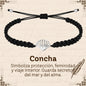 Pulsera Hilo Destino Hecho a Mano 🧵 con Amuleto de Suerte y Protección 🍀 en Acero Inoxidable 💎 - cotigo