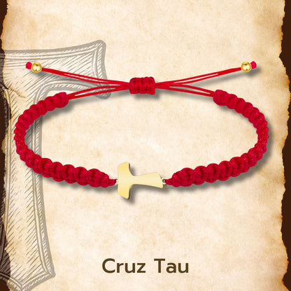 Pulsera Cruz Caravaca Acero Inoxidable, Cruz de la Victoria, Cruz Tau, Cruz Egipcia, Cruz de Santiago