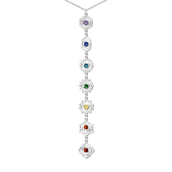 Collar 7 Chakras Acero Inoxidable