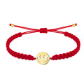 Pulsera Hilo Destino Cara Sonriente Acero