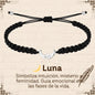 Pulsera Hilo Destino Hecho a Mano 🧵 con Amuleto de Suerte y Protección 🍀 en Acero Inoxidable 💎 - cotigo