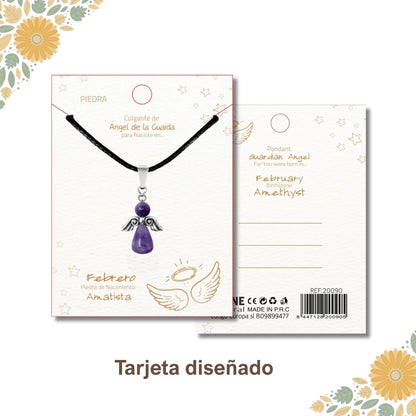Colgante Ángel de la Guarda en Amatista - cotigo