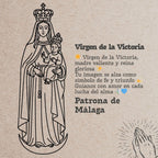 Collar Virgen de la Victoria Acero Inoxidable Plateado - cotigo
