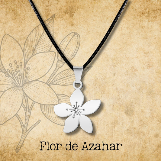 colgante Flor de azahar Acero Plateado