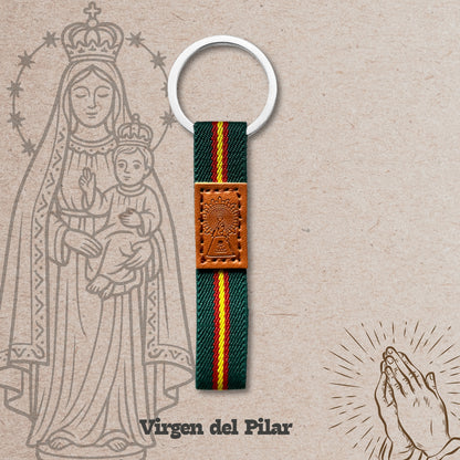 Llavero Virgen del Pilar - Guardia Civil
