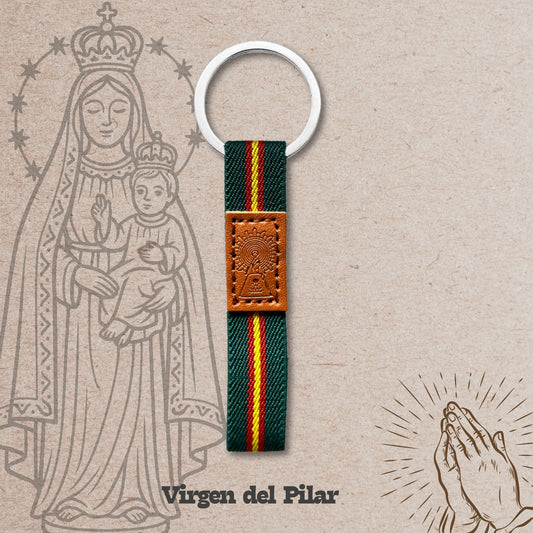 Llavero Virgen del Pilar - Guardia Civil