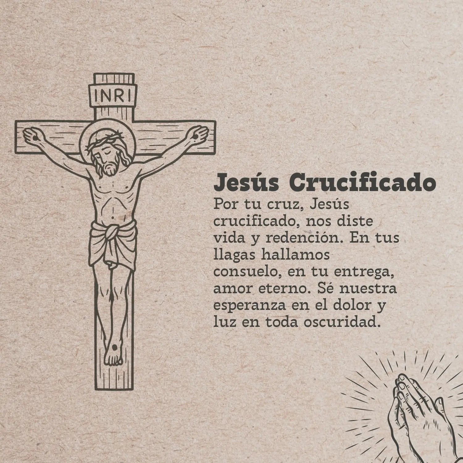 Pulsera Hilo Encerado con Jesús Crucificadocolor Plateado - cotigo