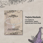 Brazalete Nudo de Bruja Acero Plateado detalle