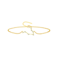 Pulsera Mapa Zodíaco en Acero Dorado acabado
