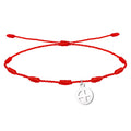 Pulsera de 7 Nudo con Cruz Solar en Acero Plateado cotigo