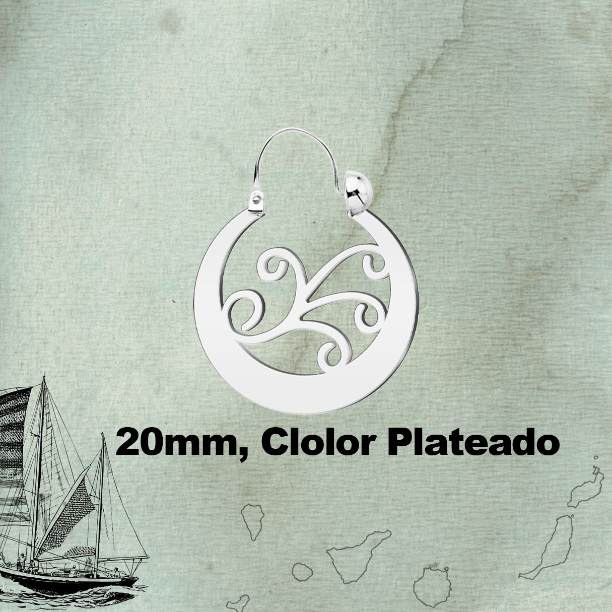 ✨Argolla Canaria Tradicional🌺｜Joya típica de las Islas Canarias｜Acero inoxidable con baño de oro de 14K💛｜Varios tamaños y estilos🔥Duradera y culturalmente auténtica