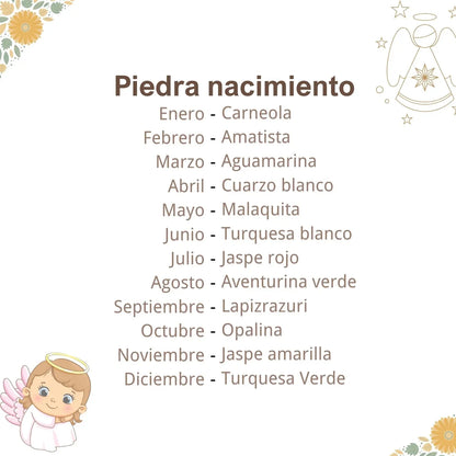 Colgante Ángel de la Guarda en Aventurina Verde - cotigo