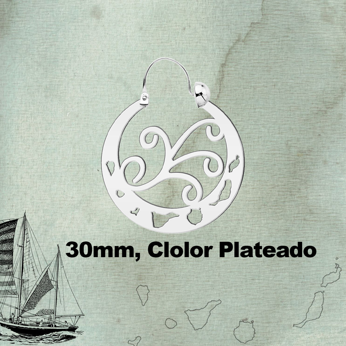 ✨Argolla Canaria Tradicional🌺｜Joya típica de las Islas Canarias｜Acero inoxidable con baño de oro de 14K💛｜Varios tamaños y estilos🔥Duradera y culturalmente auténtica