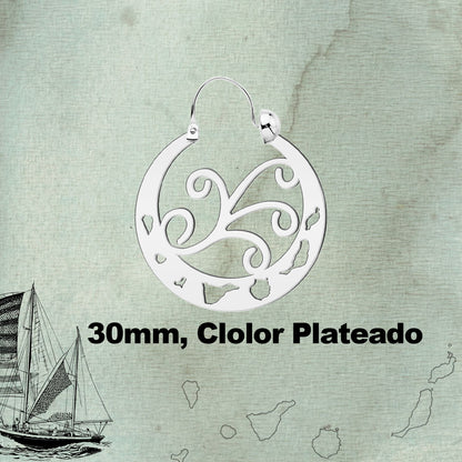 ✨Argolla Canaria Tradicional🌺｜Joya típica de las Islas Canarias｜Acero inoxidable con baño de oro de 14K💛｜Varios tamaños y estilos🔥Duradera y culturalmente auténtica