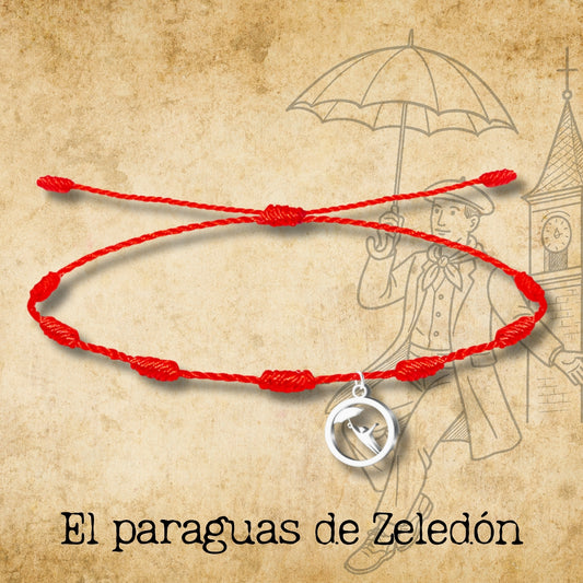 Pulsera 7 Nudo -El paraguas de Zeledón -Plateado