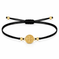 Pulsera Hilo Encerado con Medalla de San Benito Acero Inoxidable cotigo
