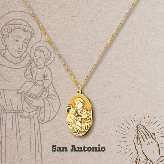 Colgante Acero SAN ANTONIO color Dorado