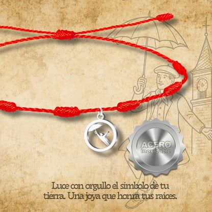 Pulsera 7 Nudo -El paraguas de Zeledón -Plateado