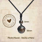 Colgante de Agata negra de bola 14mm - cotigo