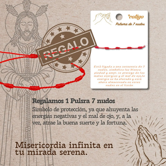 Llavero de Madera con CRISTO DE MEDINACELI - cotigo