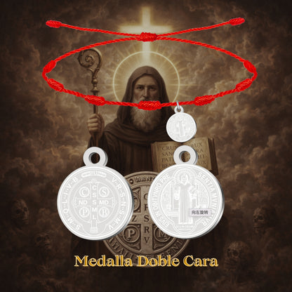 Pulseira San Benito 7 nós na cor ouro