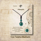 Colgante de Malaquita de bola 14mm - cotigo