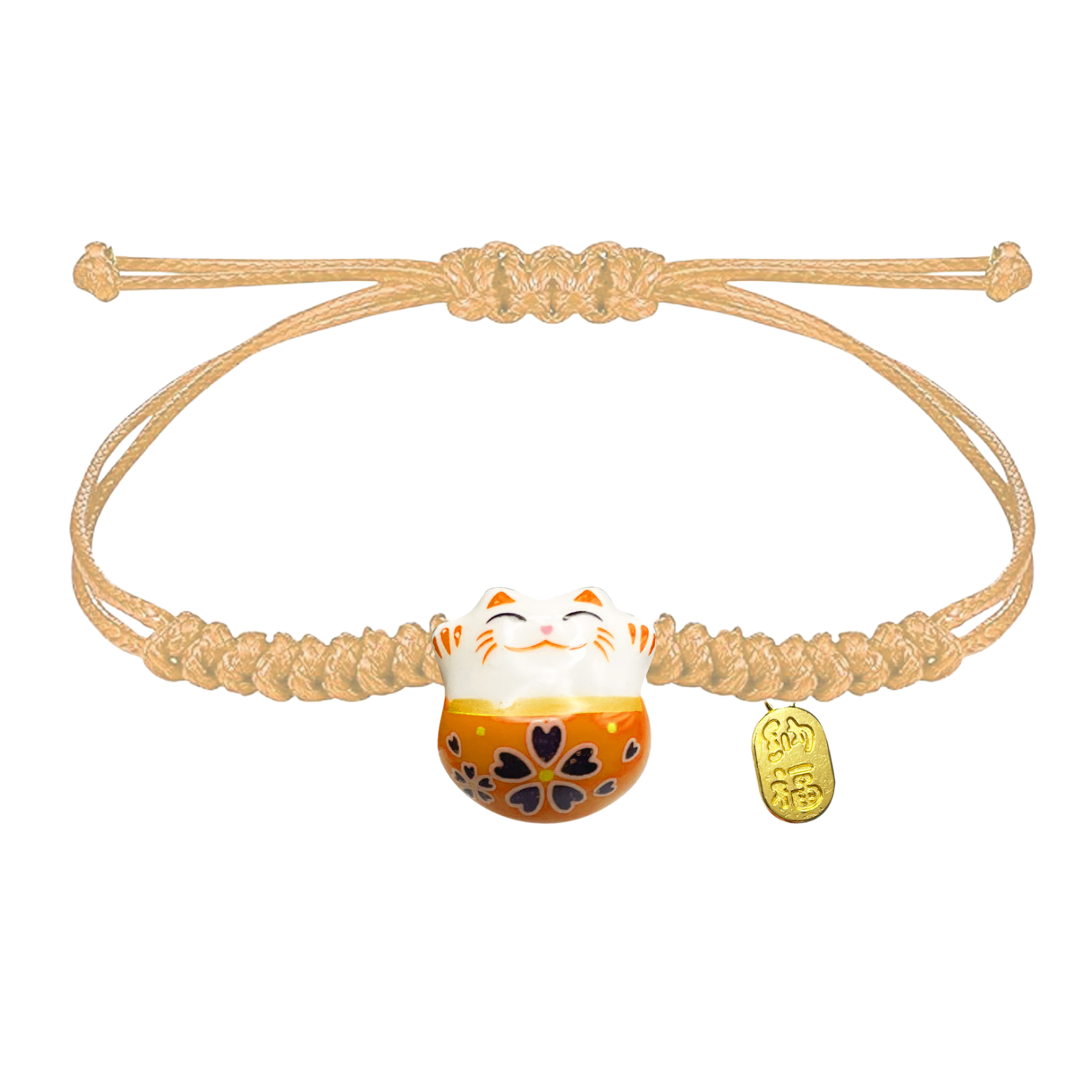 Pulsera Maneki-neko textura