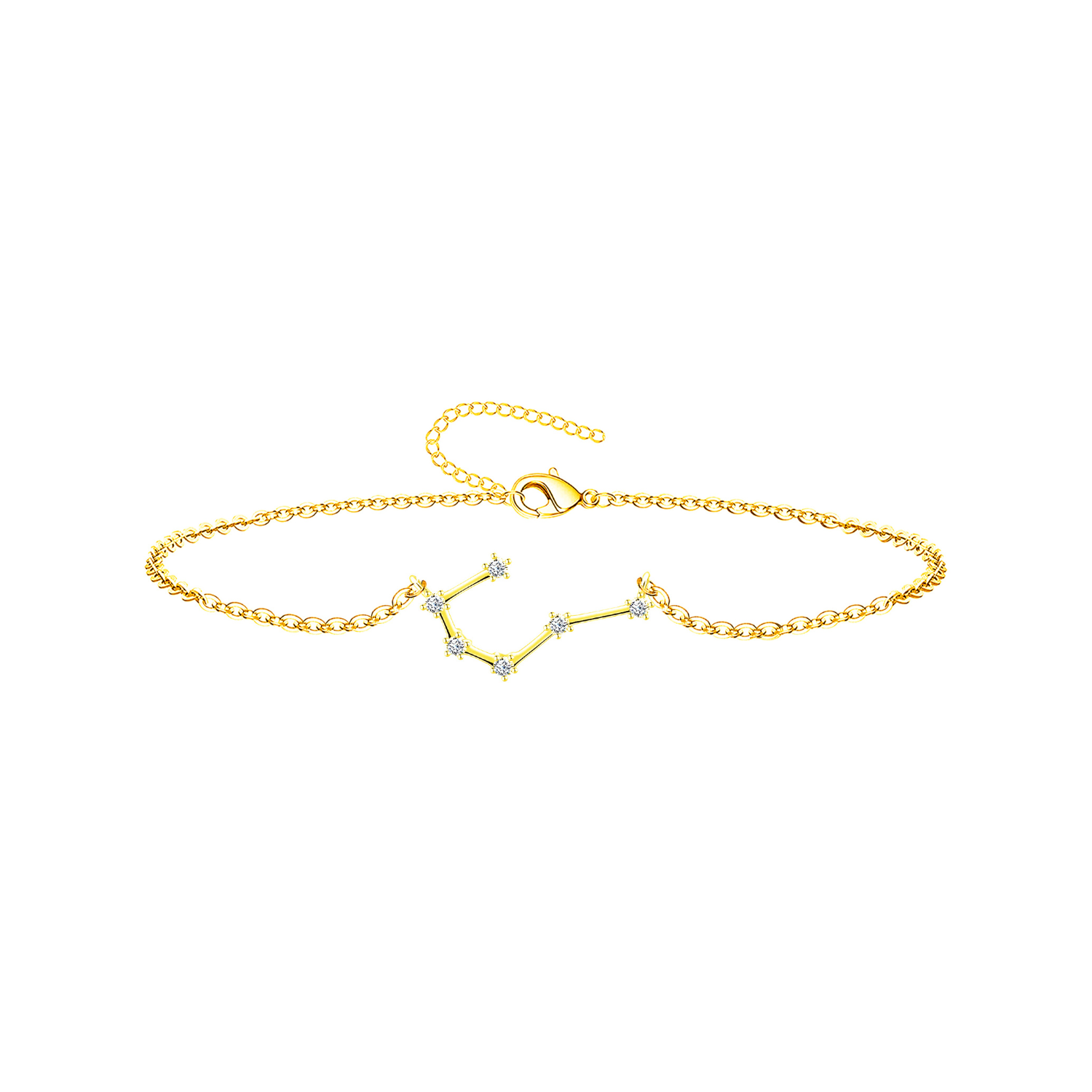 Pulsera Mapa Zodíaco en Acero Dorado