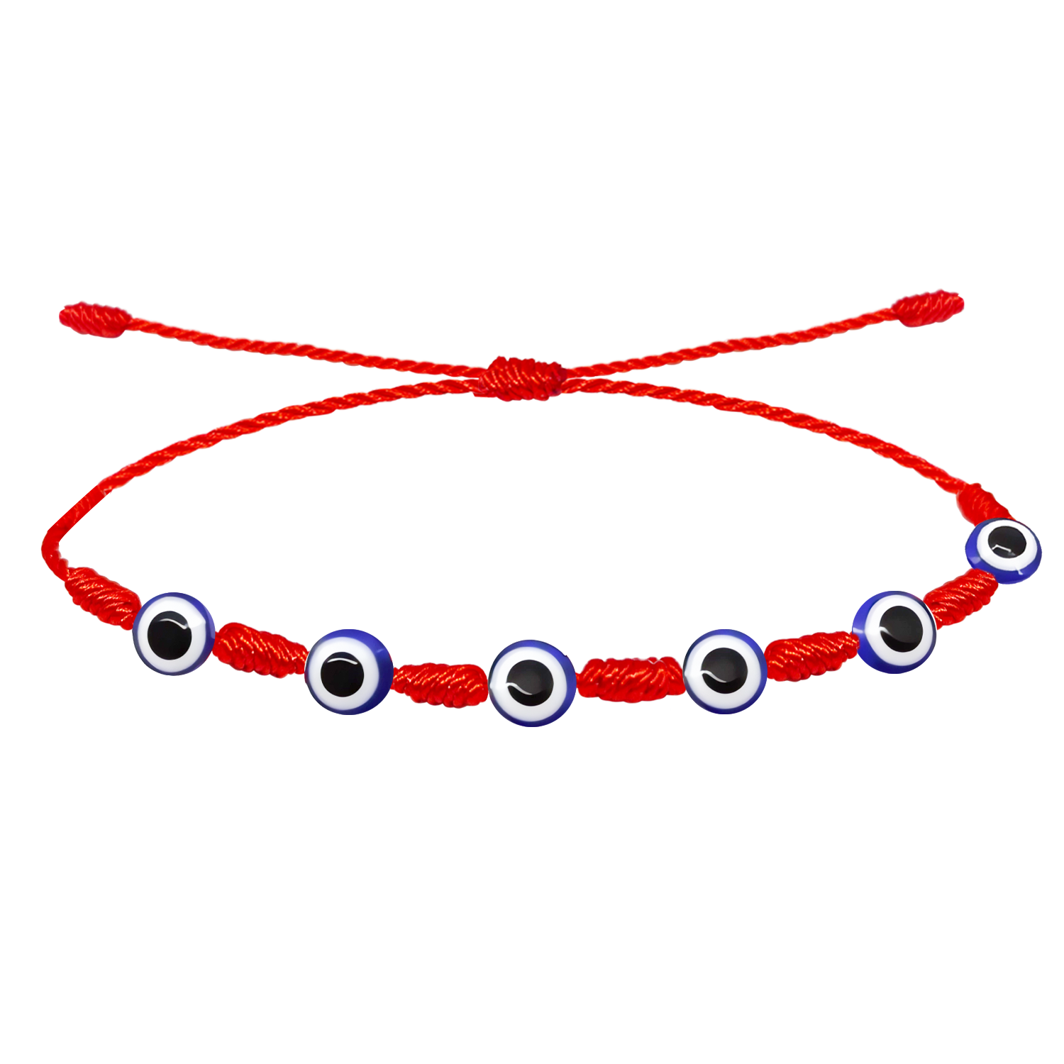 Pulsera 7 Nudos con Ojos de Turcos