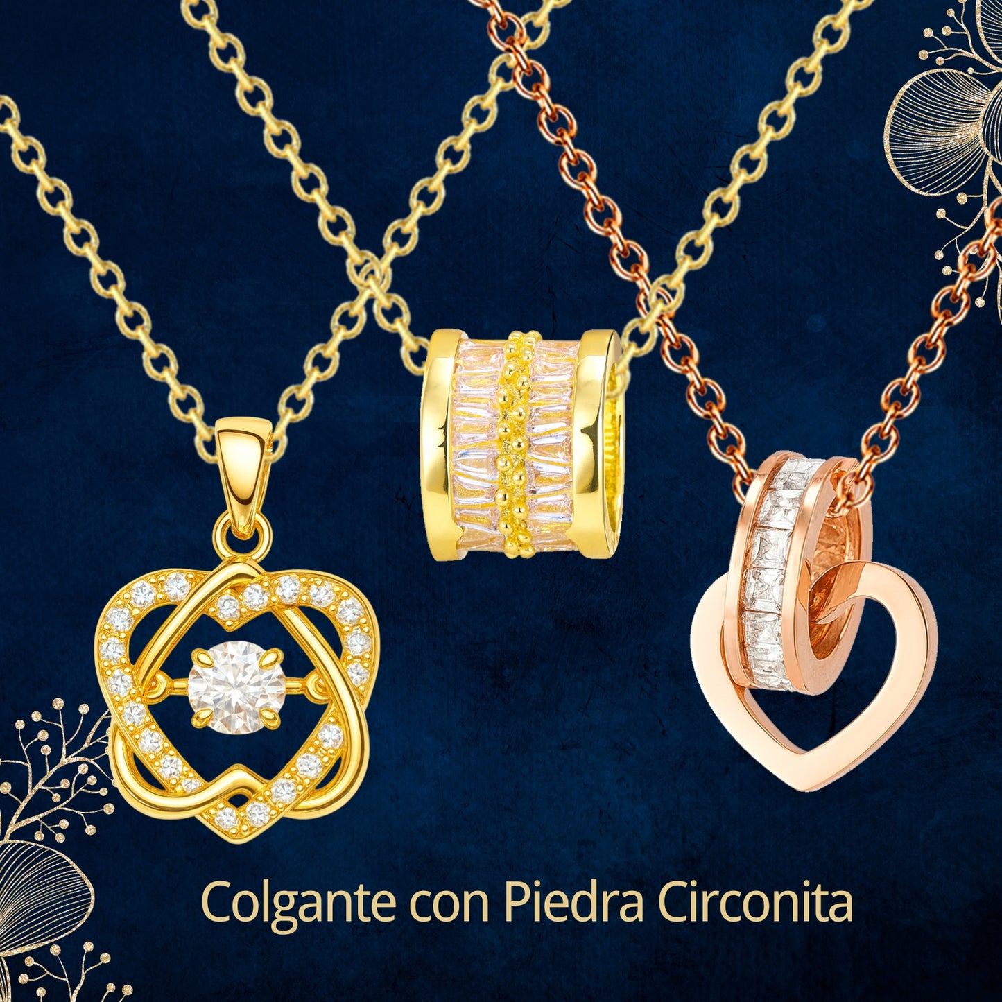 Collar Acero para Mujer con Tarjeta Diseñado , Colgante Con Circonita para Mamá,  Amor, Esposa, Amiga, Hija, Abuela. Regalo para Cumpleaños, Día de Madre, San Valentín, Navidad.