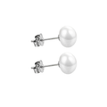Pendientes de Perlas en Forma Oval