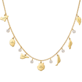 Collar 7 Islas Canarias con Nombres y Circonitas
