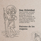 Llavero de Madera con San Cristóbal - cotigo
