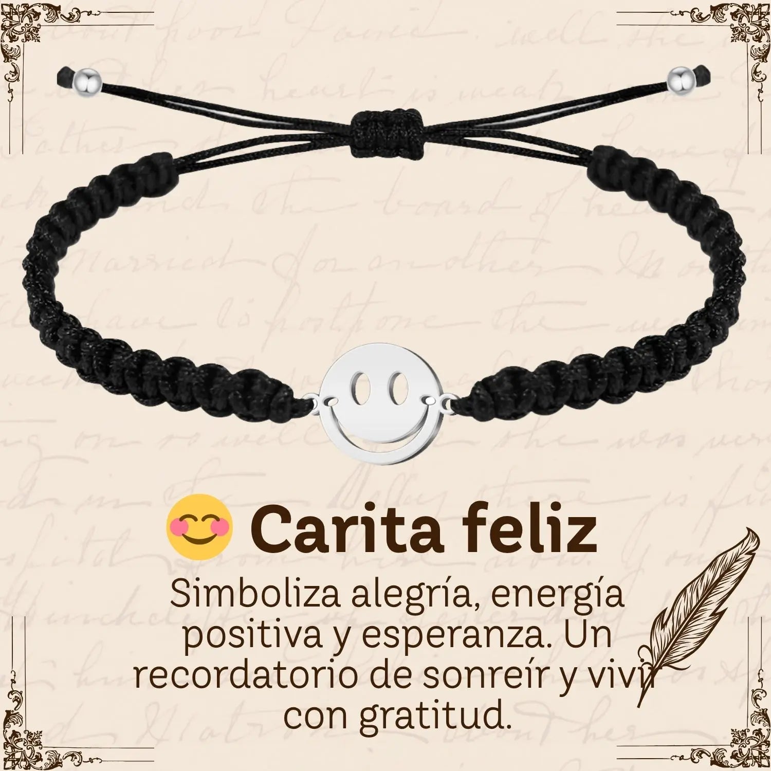 Pulsera Hilo Destino Hecho a Mano 🧵 con Amuleto de Suerte y Protección 🍀 en Acero Inoxidable 💎 - cotigo