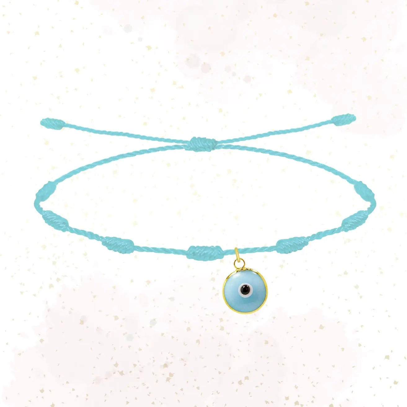 ✨6 Pulseras 7 Nudos con Ojo de Turco 🧿 Hecha a Mano 🌈 Varios Colores con Significado Especial 💫 Incluye Tarjeta Diseñada 🎁 Amuleto de Protección y Suerte 🍀 - cotigo