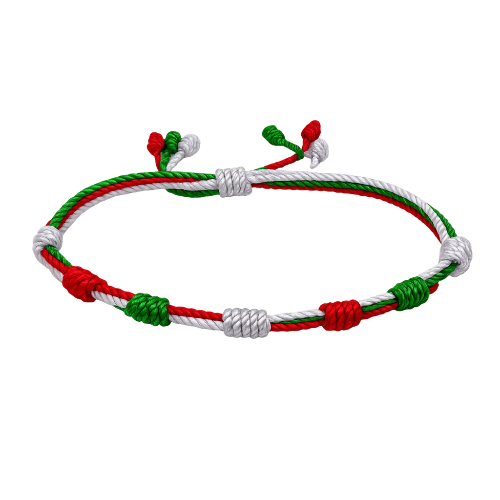 Pulsera 7 Nudos Coloreado - Tono País Vasco