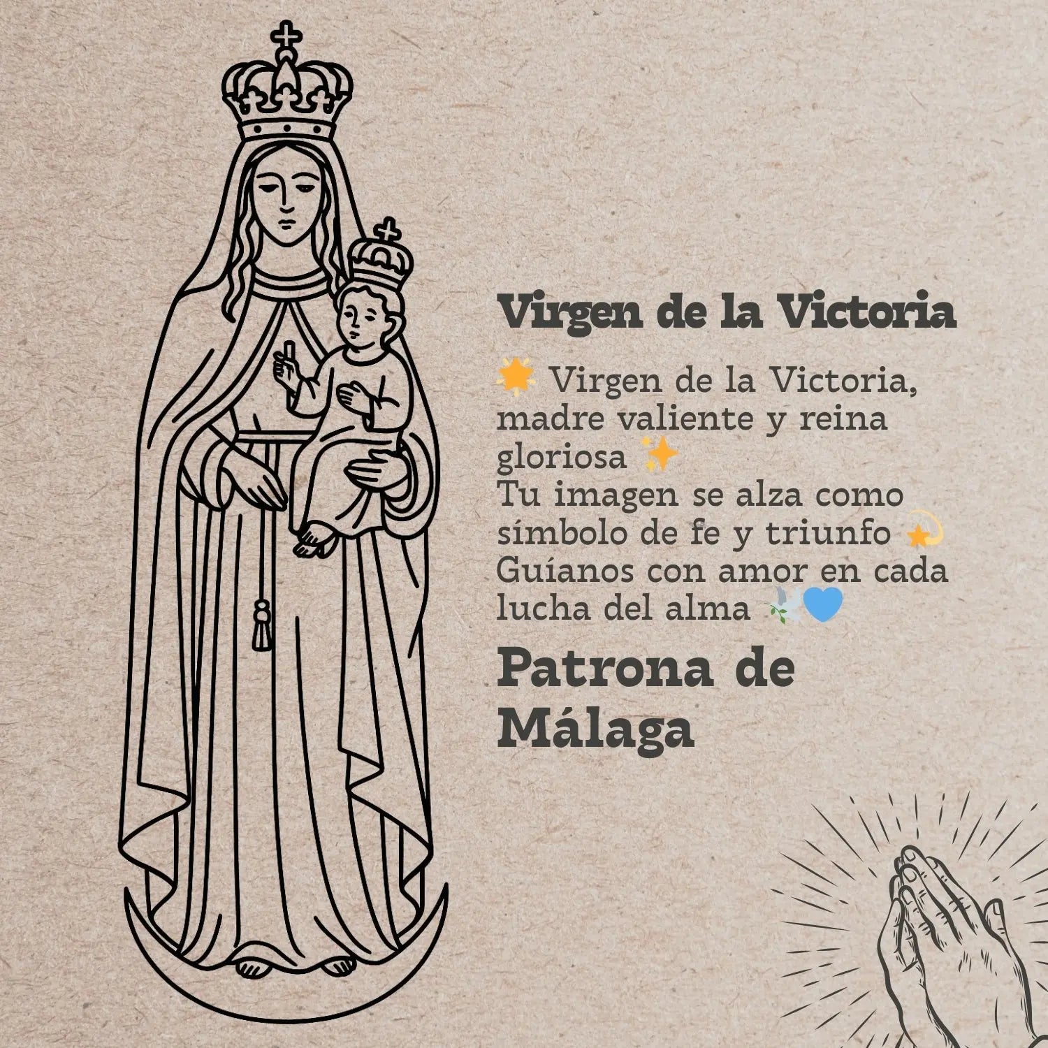 Pulsera 7 Nudos Virgen de la Victoria Acero Dorado - cotigo