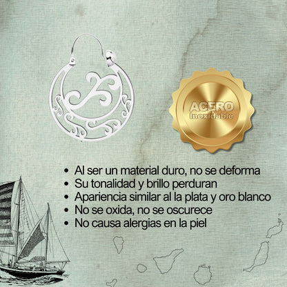 21721 Argolla Canaria 20mm Acero Plateado