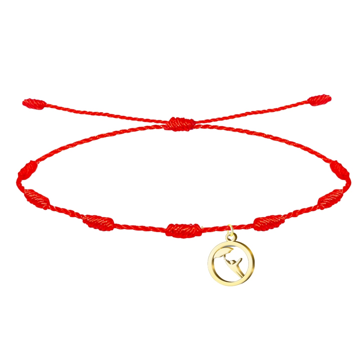 Pulsera 7 Nudo -El paraguas de Zeledón -Dorado