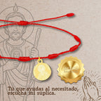 Pulsera 7 Nudos de San Judas Tadeo en Acero Inoxidable cotigo