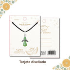 Colgante Ángel de la Guarda en Aventurina Verde - cotigo
