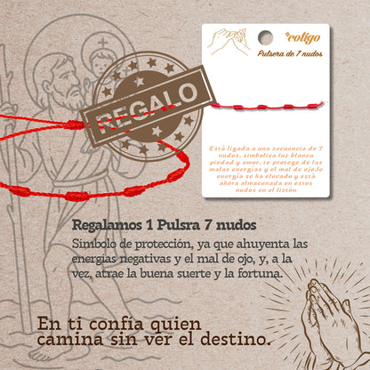 Llavero de Madera con San Cristóbal