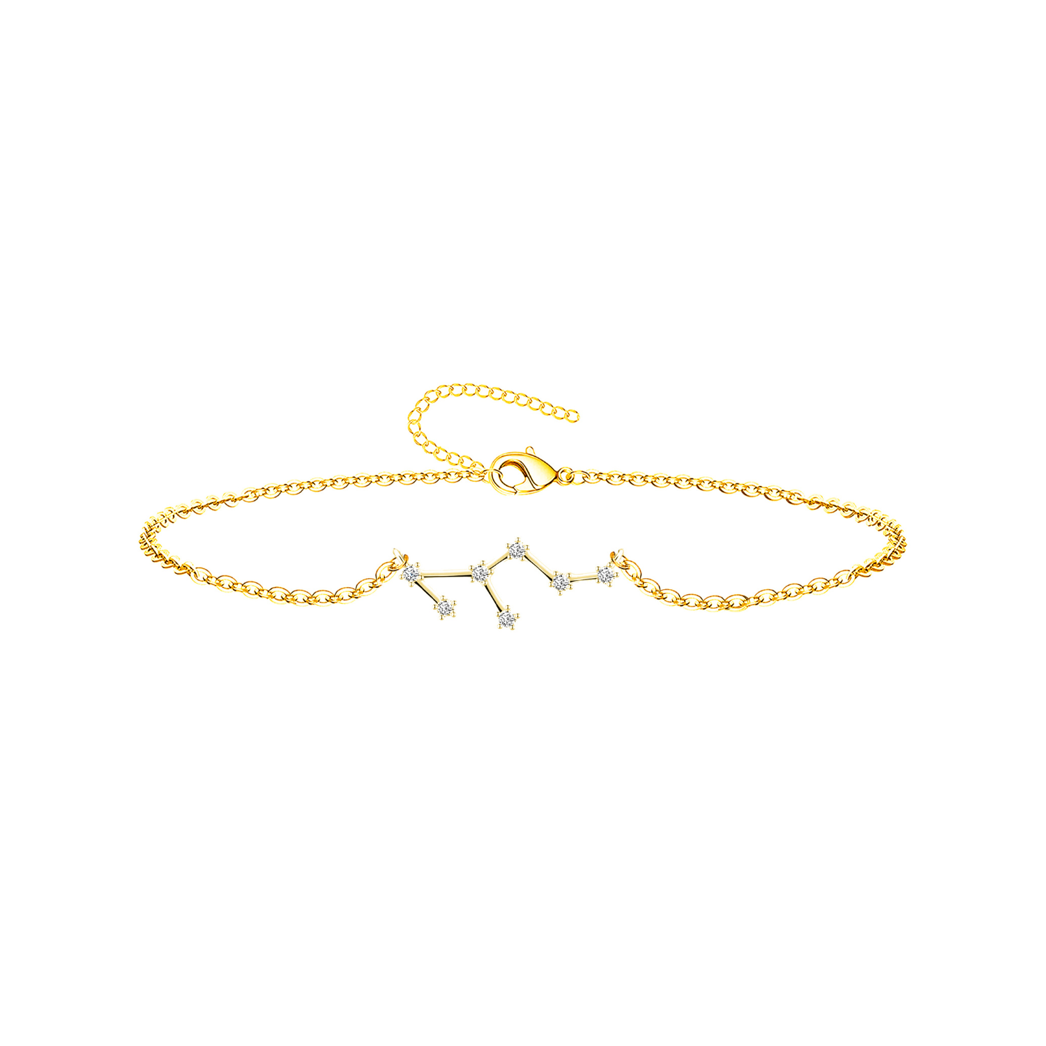 Pulsera Mapa Zodíaco en Acero Dorado